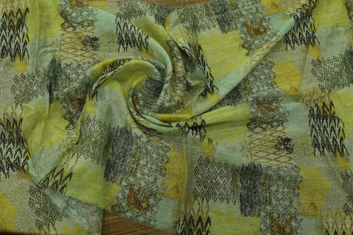 Tencel linen fabric - ethnic style Joomme Fabric