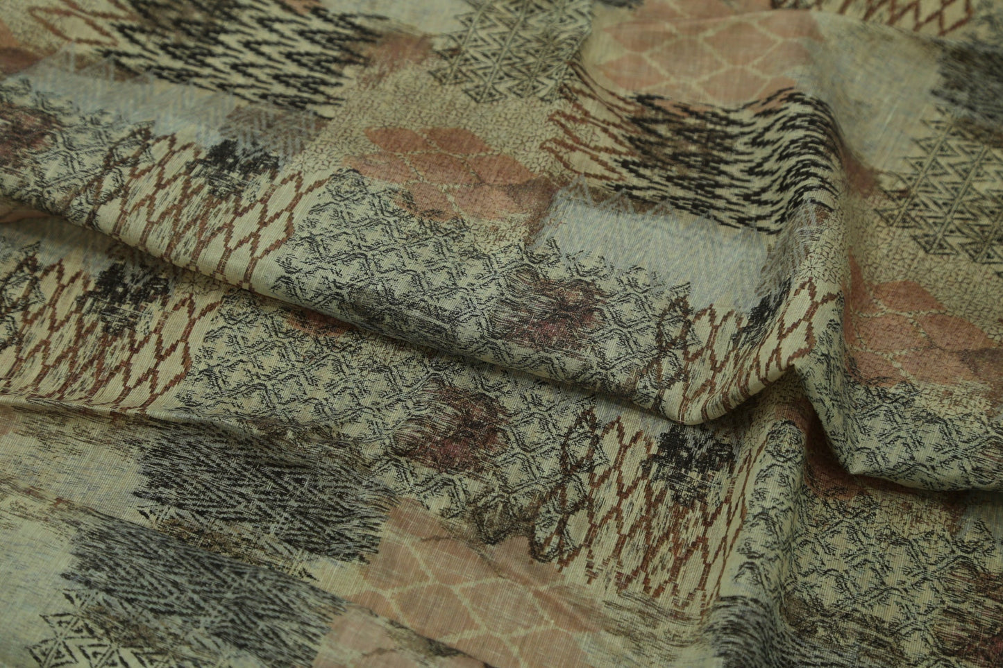 Tencel linen fabric - ethnic style Joomme Fabric