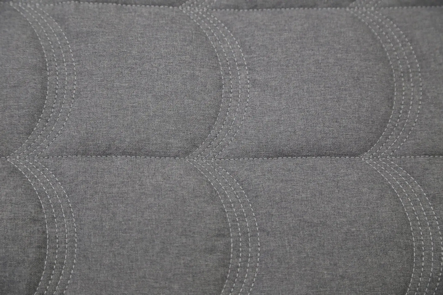 Charcoal Wave Quilted Fabric Sample - Textured Cotton Textile Swatch for Designer Apparel & Modern Home Decor - OEKO-TEX Certified Joomme Fabric