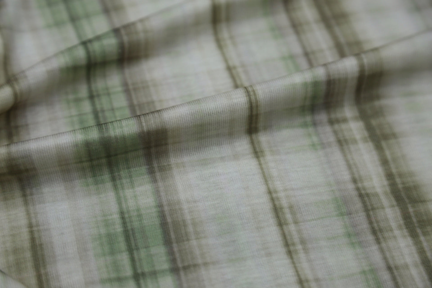 Tencel Cashmere Blend Knit - Olive Grid Texture Joomme Fabric