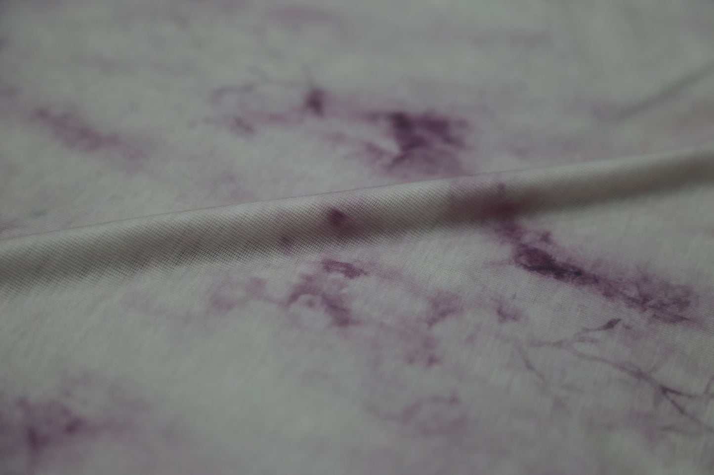 Cashmere blended knitted fabric 140gsm-Cloud purple and white gradient tie-dye Joomme Fabric