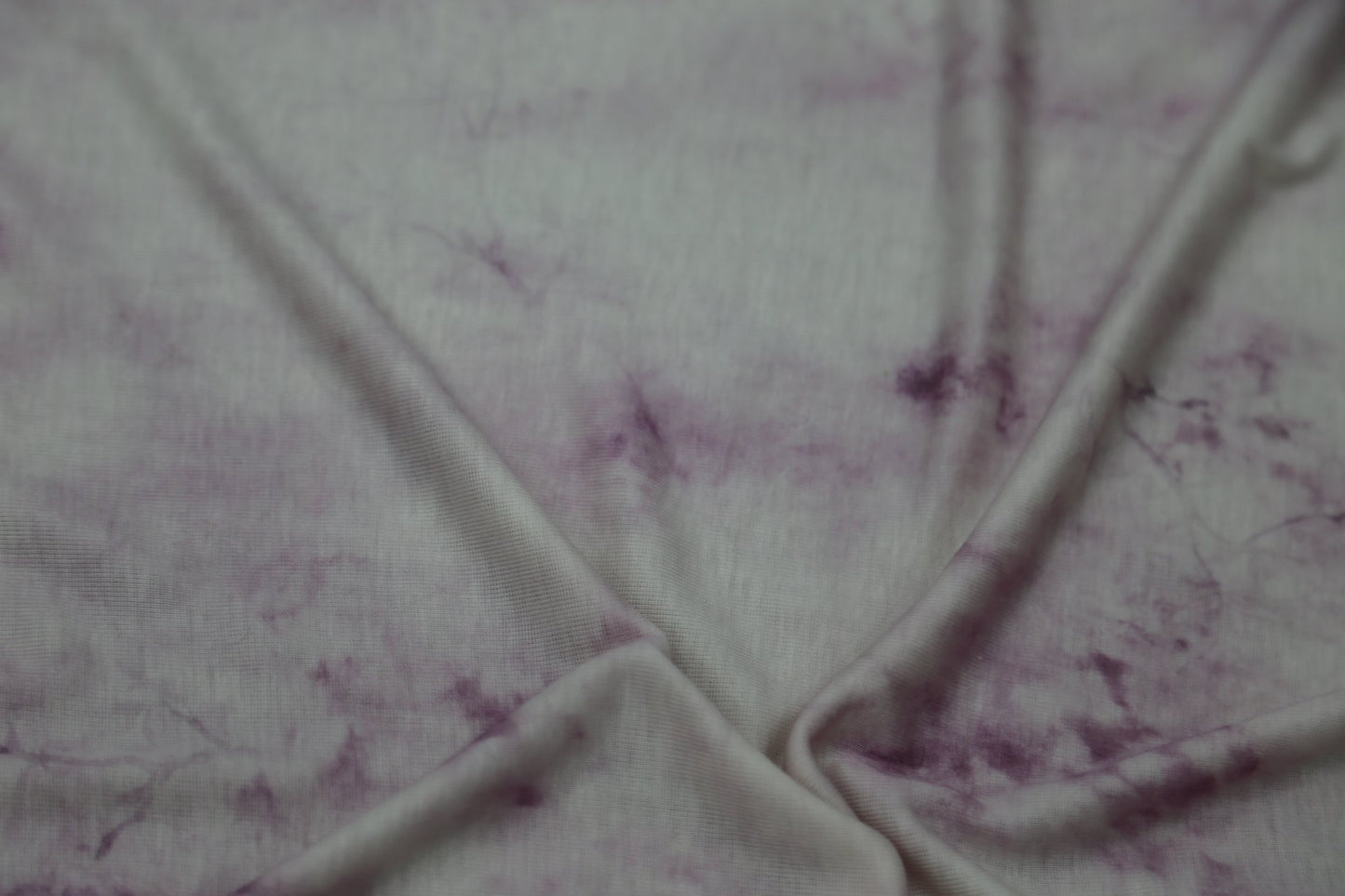 Cashmere blended knitted fabric 140gsm-Cloud purple and white gradient tie-dye Joomme Fabric