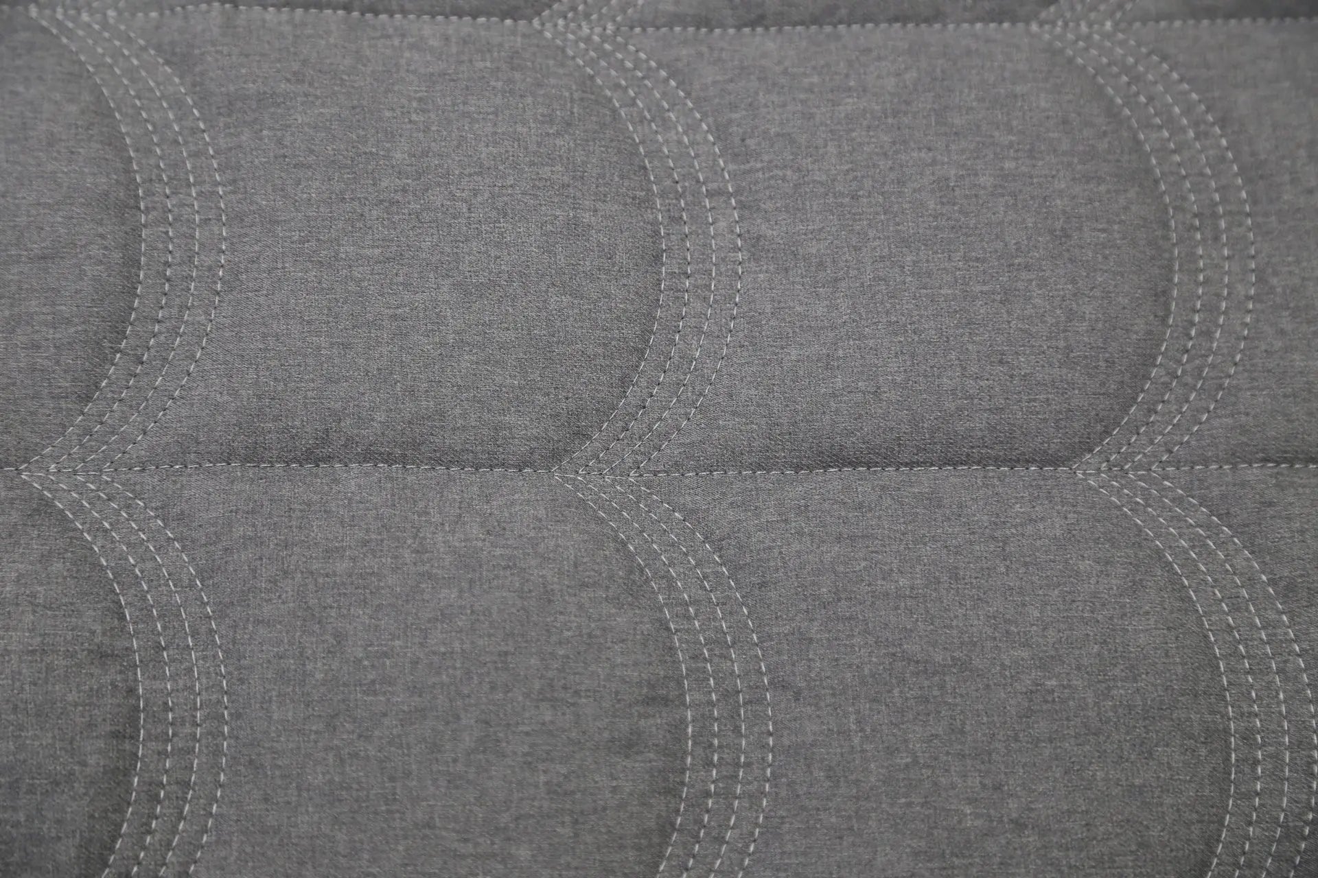 Charcoal Wave Quilted Fabric Sample - Textured Cotton Textile Swatch for Designer Apparel & Modern Home Decor - OEKO-TEX Certified Joomme Fabric