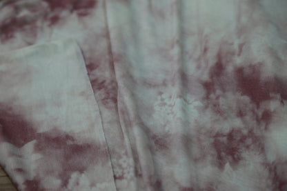 50% Tencel 40% Acrylic 10% Wool Blend - 140gsm  Shibori Dye Joomme Fabric