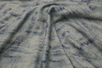 50% Tencel 40% Acrylic 10% Wool Blend - 140gsm  Shibori Dye Joomme Fabric
