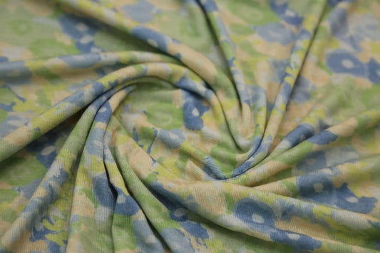 50% Tencel 40% Acrylic 10% Wool Blend - 140gsm  Shibori Dye Joomme Fabric